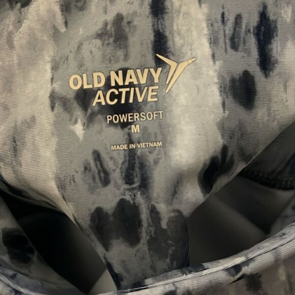 OLD NAVY ACTIVE Powersoft 7/8 Length Joggers Blue Tie Dye M - Picture 3 of 3